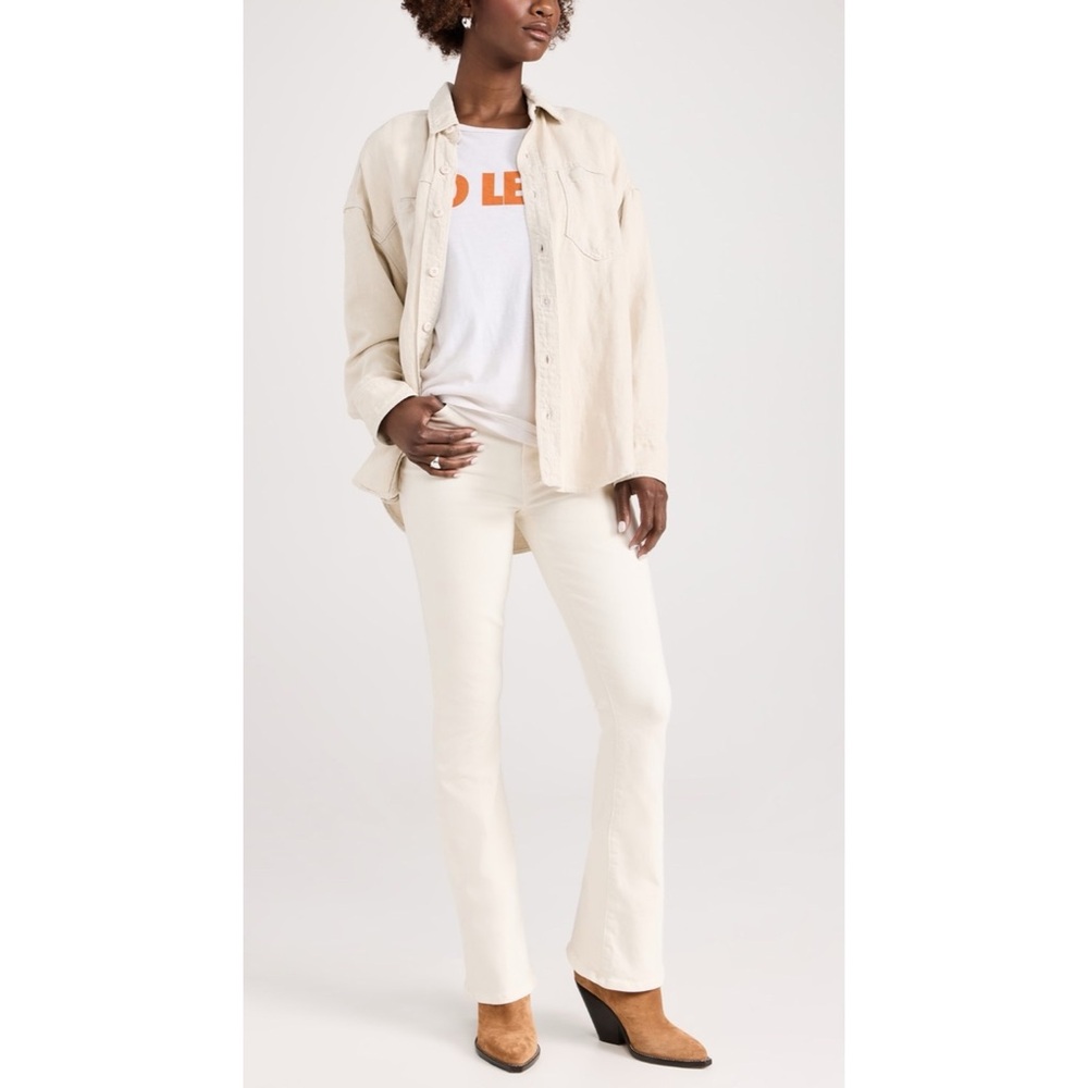 Mother High Waisted Weekender Skimp Jeans